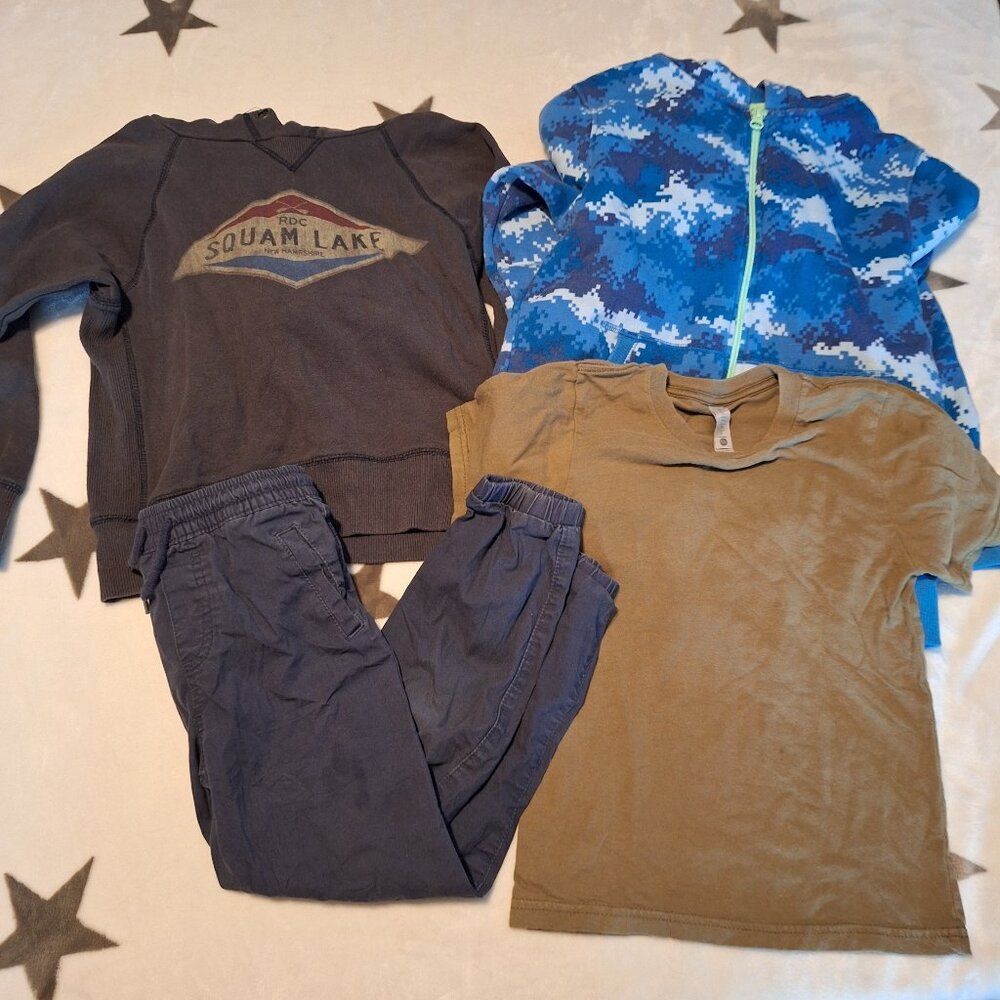 Lot of Kids Clothing 2 Hoodies, Pants & Shirt Size XS, M & 5T Old‎ Navy Amazon